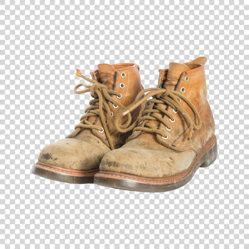 Men's Brown and Tan Boot